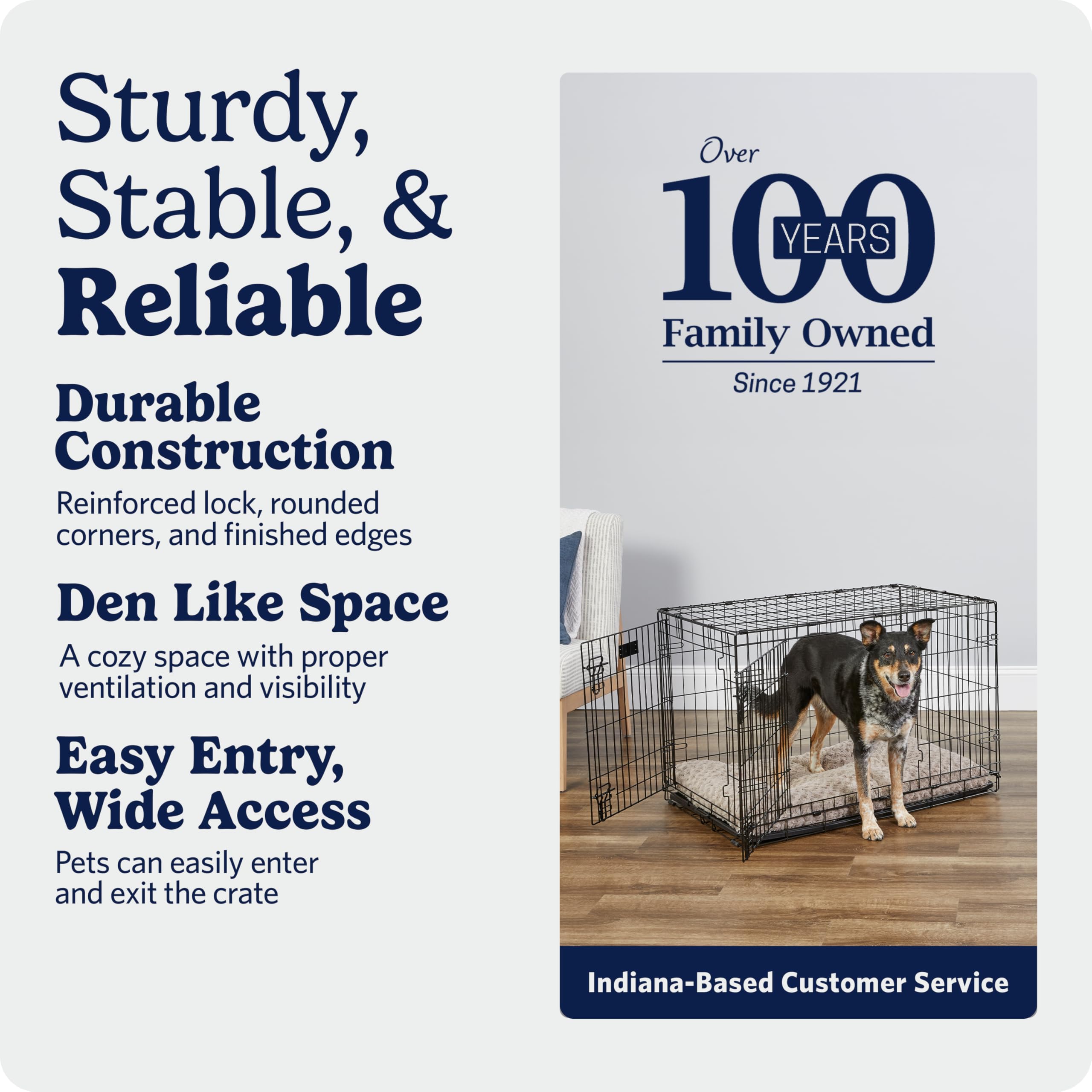 Amazon.co.jp: MidWest iCrate Folding Metal Dog Crate by MidWest